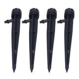 50PCS 360 Degree Adjustable Irrigation Drippers 8‑Hole Garden Irrigation Sprinkler for 4/7 Hose - 45-Degree Angle