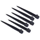 50PCS 360 Degree Adjustable Irrigation Drippers 8‑Hole Garden Irrigation Sprinkler for 4/7 Hose - Low Angle