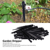 50PCS 1/4 Ground Insert Type Irrigation Dripper Drip Sprinkler for Garden Watering System