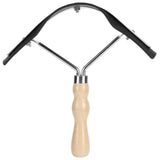 Horse Sweat Scraper with Wood Handle Non Slip Horse Cleaning Grooming Tool Farm Supplies