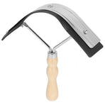 Horse Sweat Scraper with Wood Handle Non Slip Horse Cleaning Grooming Tool Farm Supplies