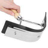 Horse Sweat Scraper with Wood Handle Non Slip Horse Cleaning Grooming Tool Farm Supplies