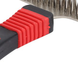 Pet Fur Grooming Rake Stainless Steel Cleaning Brush Comb Dematting Tool for Dogs RabbitsDouble Row