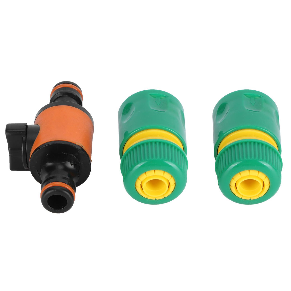 3PCS /Set American Type On/Off Ball Valve Garden Hose Quick Connectors Hose Repair KitG1/2