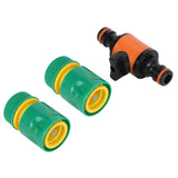 3PCS /Set American Type On/Off Ball Valve Garden Hose Quick Connectors Hose Repair KitG1/2