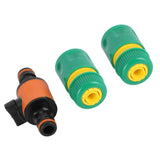 3PCS /Set American Type On/Off Ball Valve Garden Hose Quick Connectors Hose Repair KitG1/2 - 45-Degree Angle