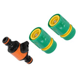3PCS /Set American Type On/Off Ball Valve Garden Hose Quick Connectors Hose Repair KitG1/2