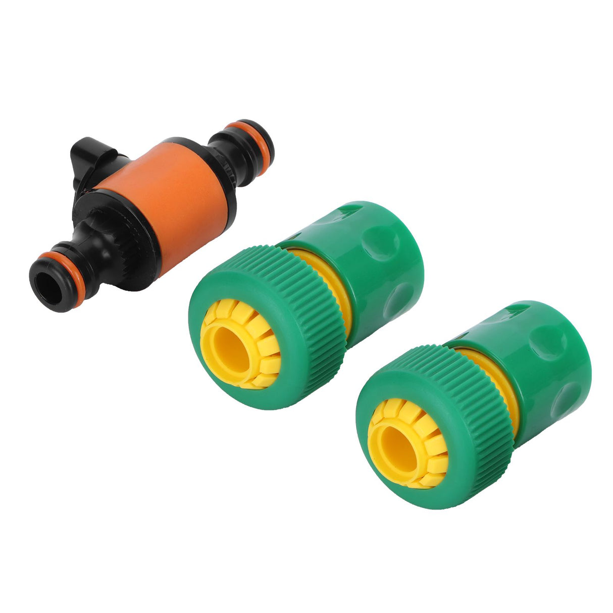 3PCS /Set American Type On/Off Ball Valve Garden Hose Quick Connectors Hose Repair KitG3/4