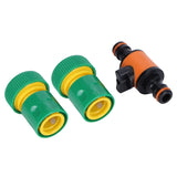 3PCS /Set American Type On/Off Ball Valve Garden Hose Quick Connectors Hose Repair KitG3/4