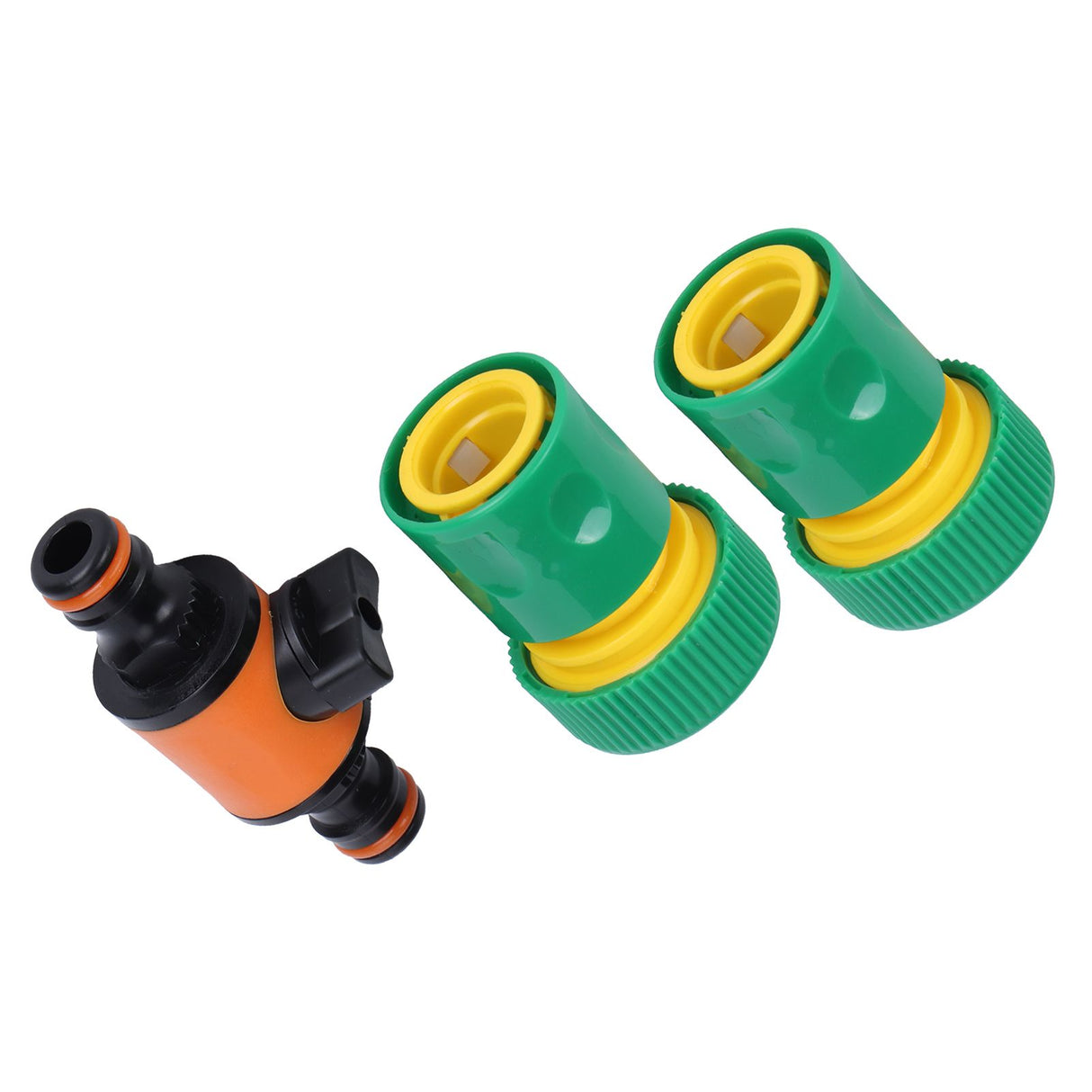 3PCS /Set American Type On/Off Ball Valve Garden Hose Quick Connectors Hose Repair KitG3/4
