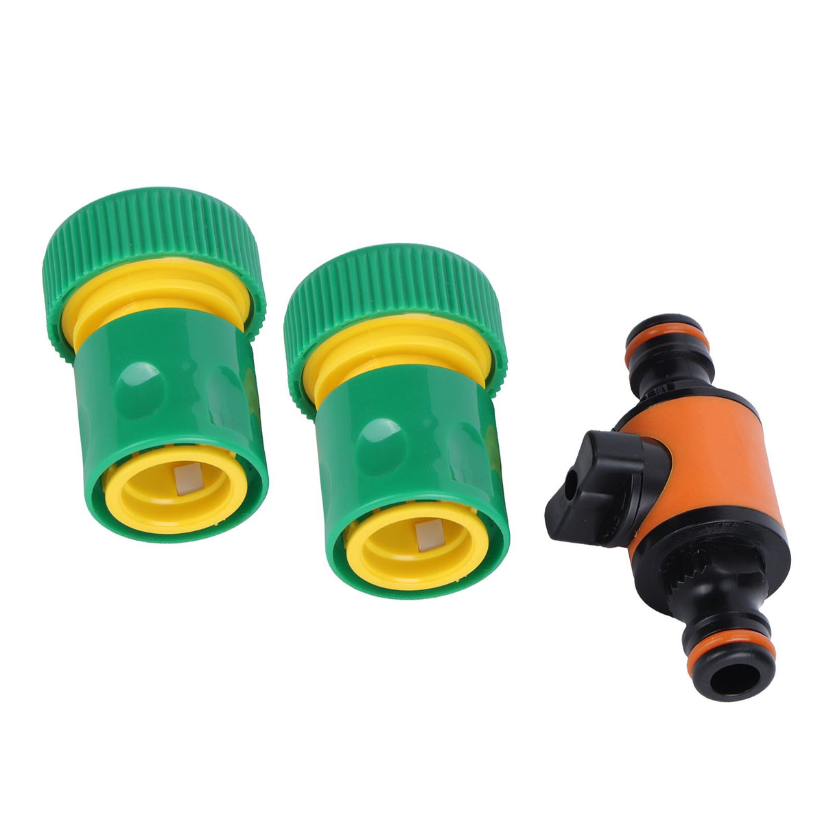 3PCS /Set American Type On/Off Ball Valve Garden Hose Quick Connectors Hose Repair KitG3/4