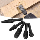 5PCs set Wood Carving File Rasp Woodworking Special Shaped Rotating Embossed Grinding Head