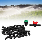 34Pcs/Set Drip Irrigation Kit G1/2 Faucet Adapter Tee Connector Spray Watering Supplies - Extra Image