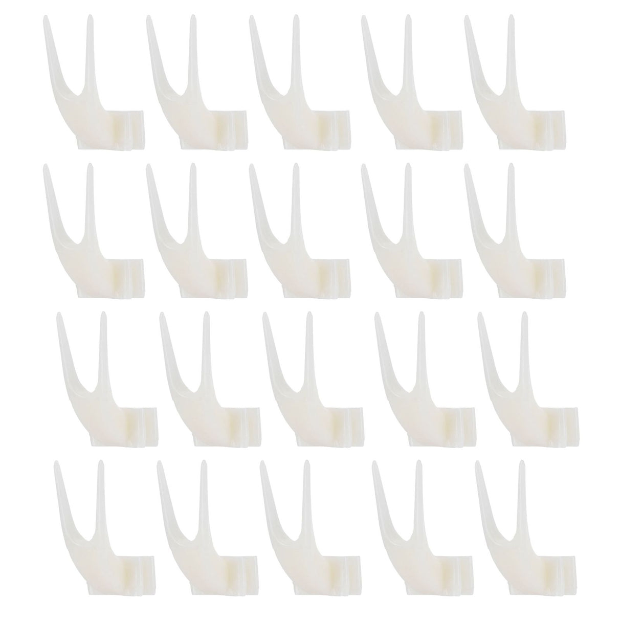 20PCS Bird Fruit Fork Plastic Birds Food Feeder Tool Pet Supplies Birdcage Accessory