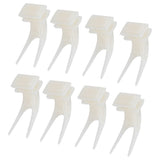 20PCS Bird Fruit Fork Plastic Birds Food Feeder Tool Pet Supplies Birdcage Accessory - 45-Degree Angle