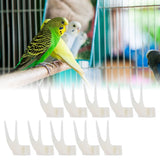 20PCS Bird Fruit Fork Plastic Birds Food Feeder Tool Pet Supplies Birdcage Accessory