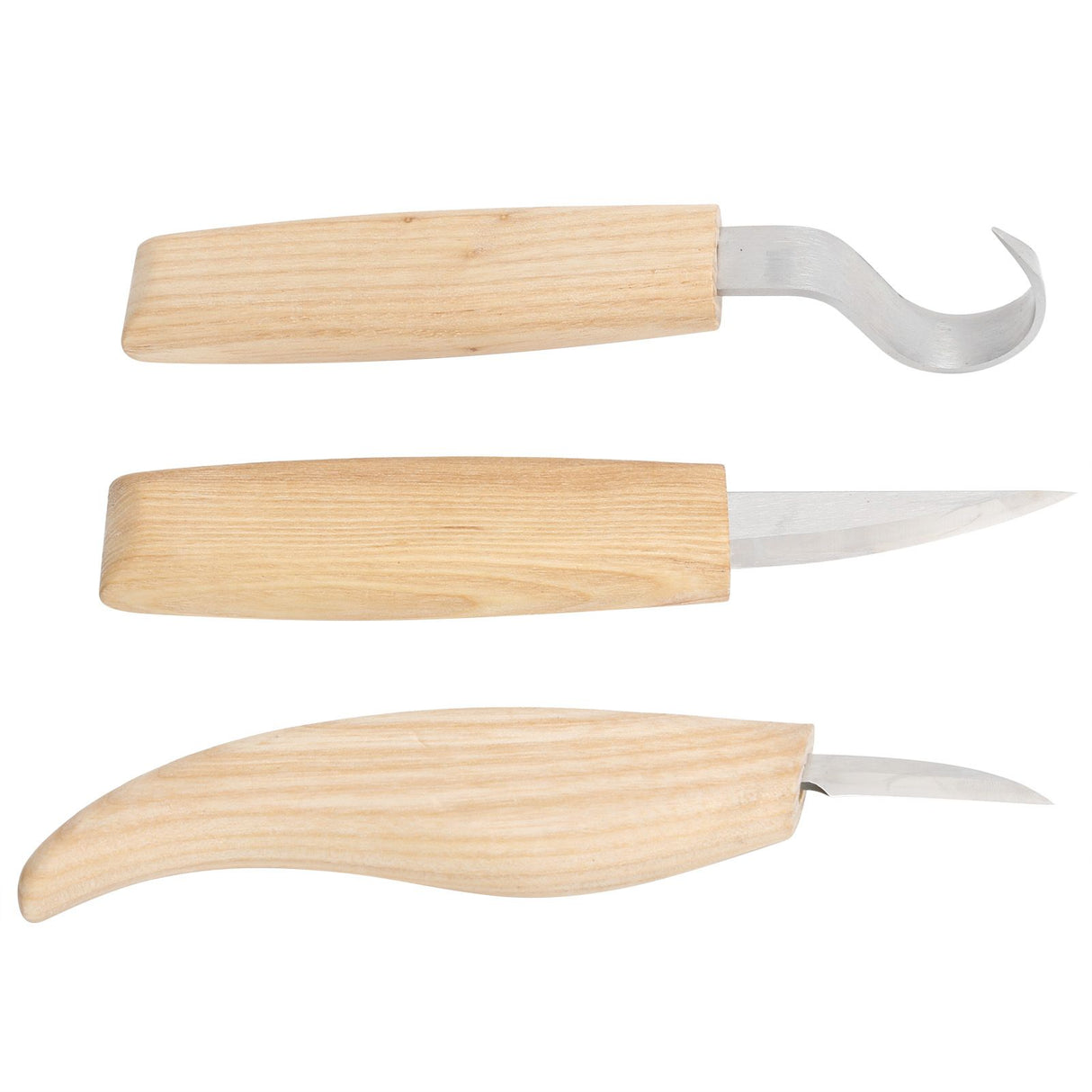 3Pcs/Set DIY Woodcarving Cutter Kit Stainless Steel Knives Woodworking Accessory