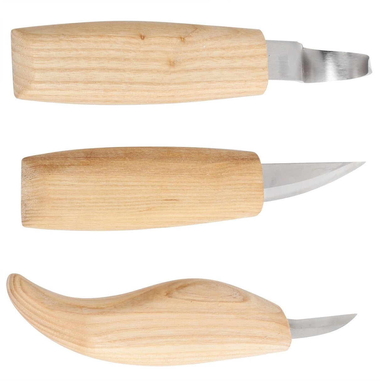3Pcs/Set DIY Woodcarving Cutter Kit Stainless Steel Knives Woodworking Accessory
