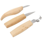3Pcs/Set DIY Woodcarving Cutter Kit Stainless Steel Knives Woodworking Accessory