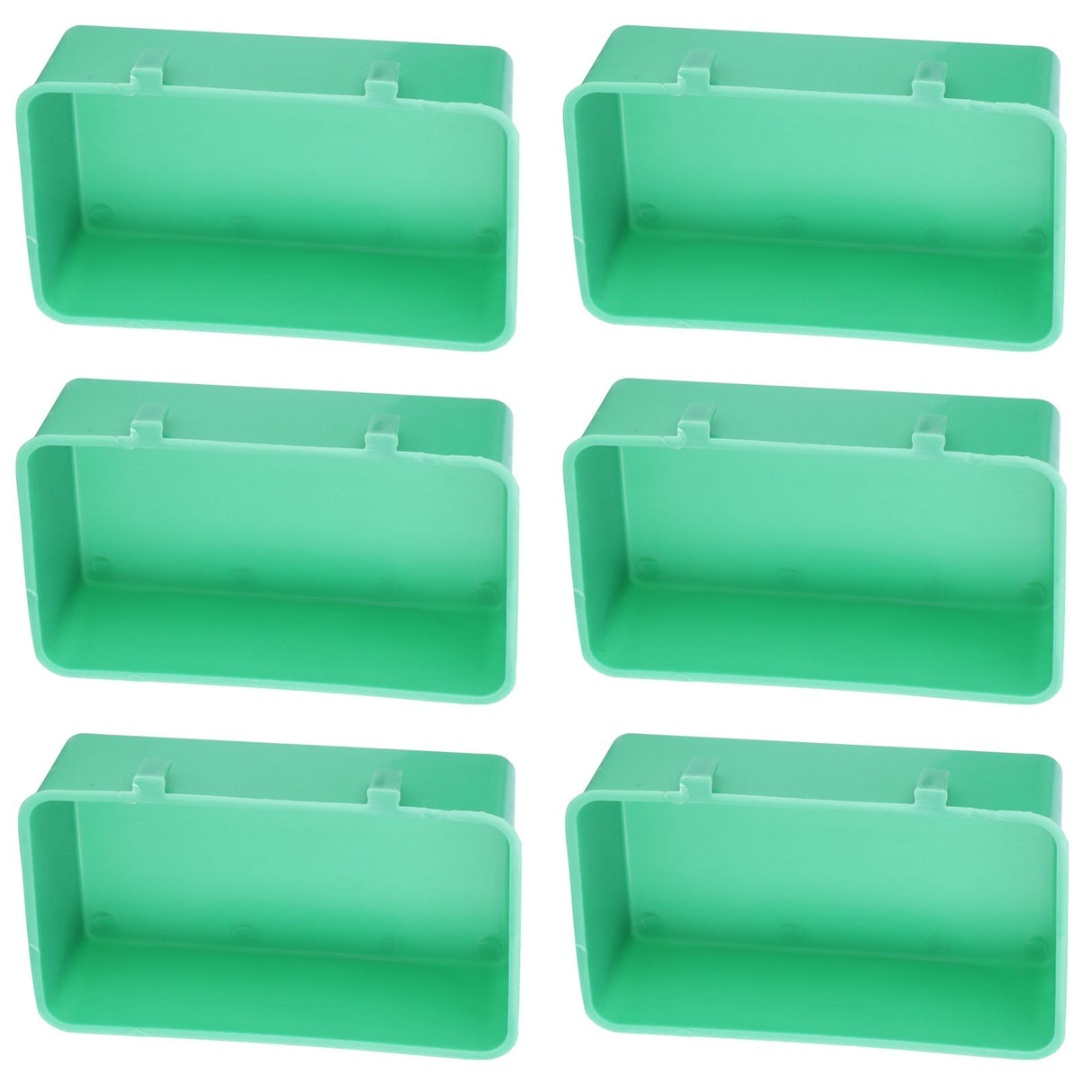 10Pcs Bird Food Water Feeder Plastic Feeding Bowl Trough Bird Bathtub Accessories