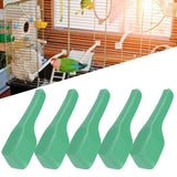 5Pcs Bird Feeding Spoon Plastic Food Shovel Birdcage Feeder Accessories Supplies - Extra Image