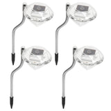 LED Solar Lights Outdoor Rainproof Landscape Street Lamp for Garden Lawn Yard Decoration - Close-Up Angle