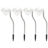 LED Solar Lights Outdoor Rainproof Landscape Street Lamp for Garden Lawn Yard Decoration - Low Angle
