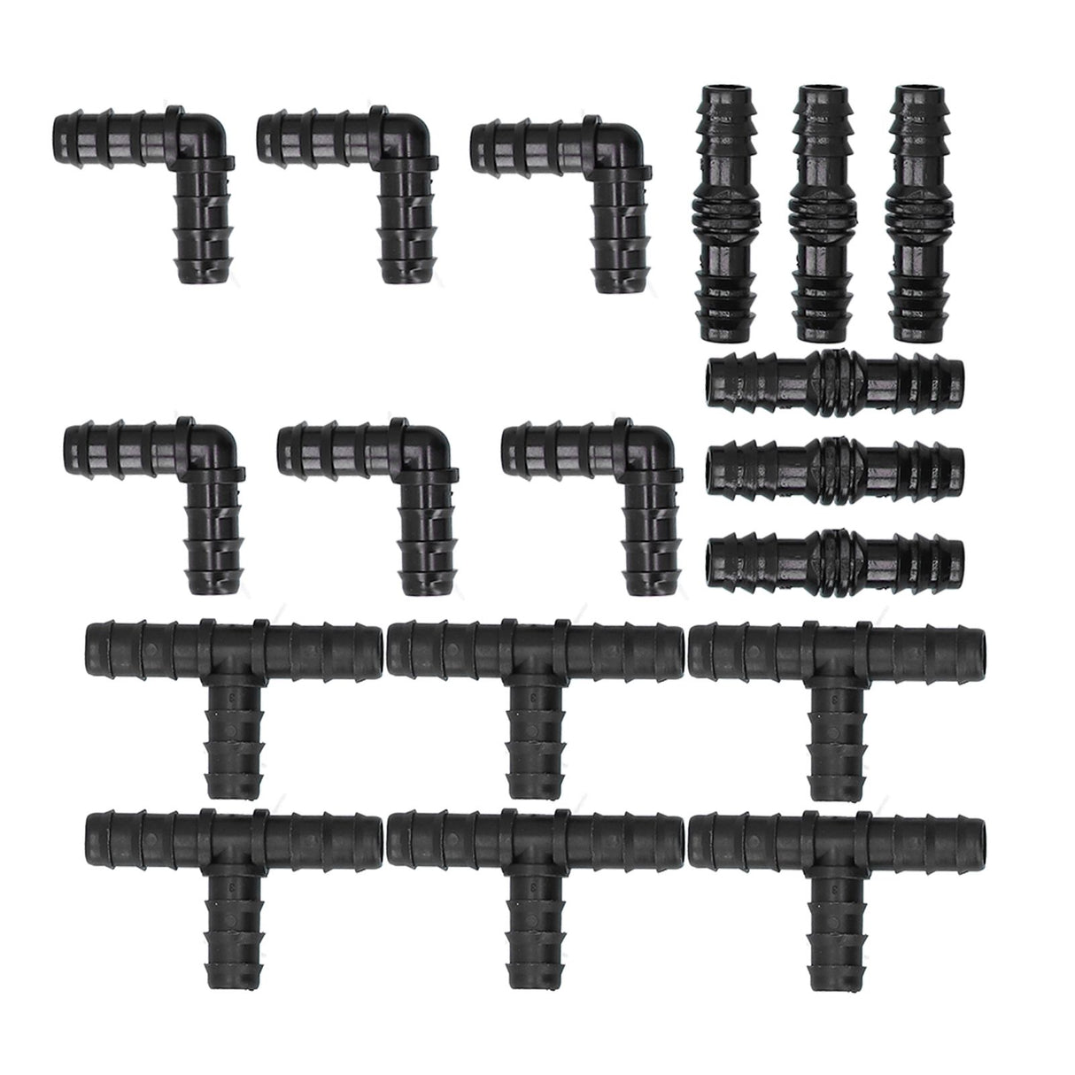 18Pcs/Set Hose Connector Drip Irrigation System Garden 1/2 Hose Drip Irrigation Accessories