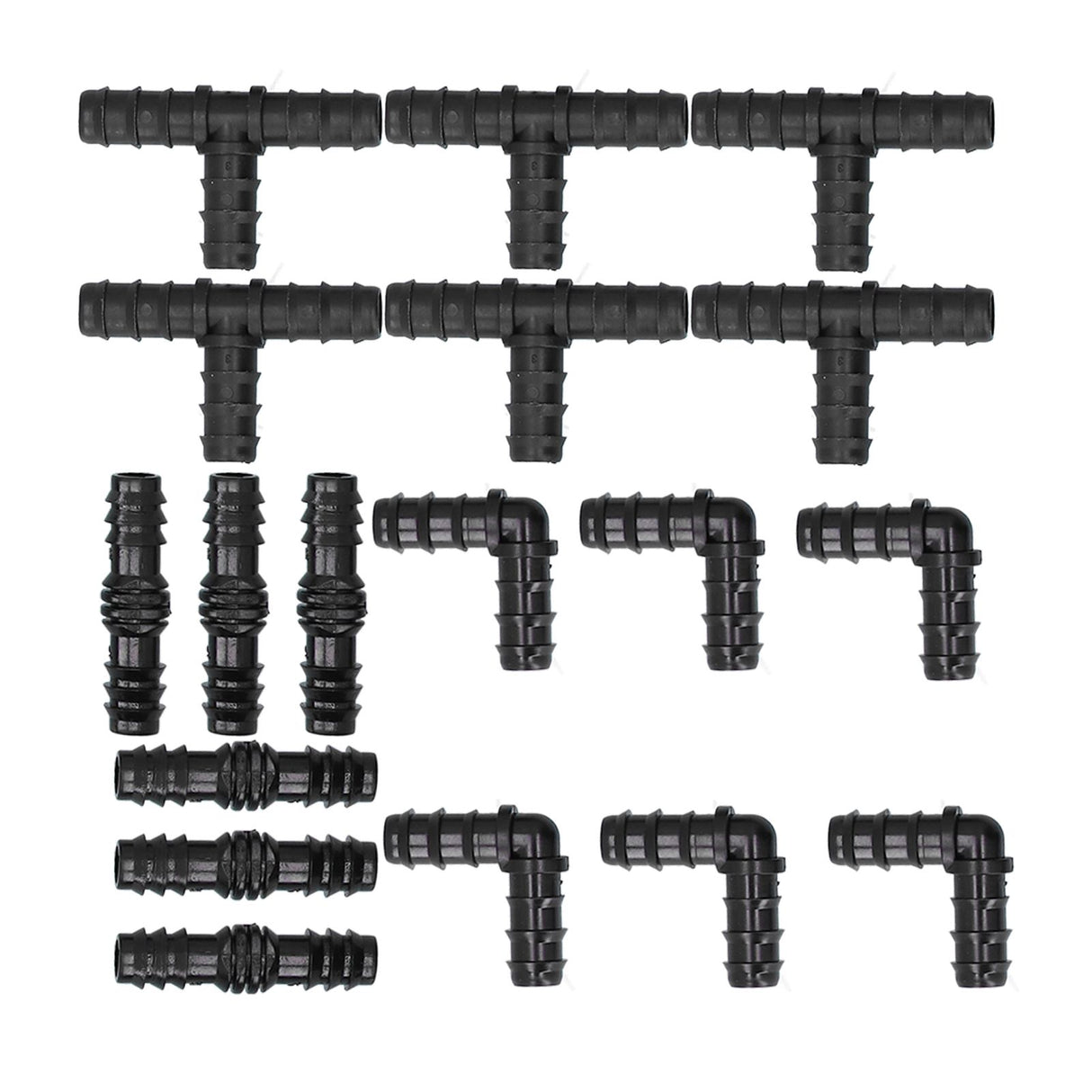18Pcs/Set Hose Connector Drip Irrigation System Garden 1/2 Hose Drip Irrigation Accessories