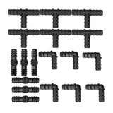 18Pcs/Set Hose Connector Drip Irrigation System Garden 1/2 Hose Drip Irrigation Accessories