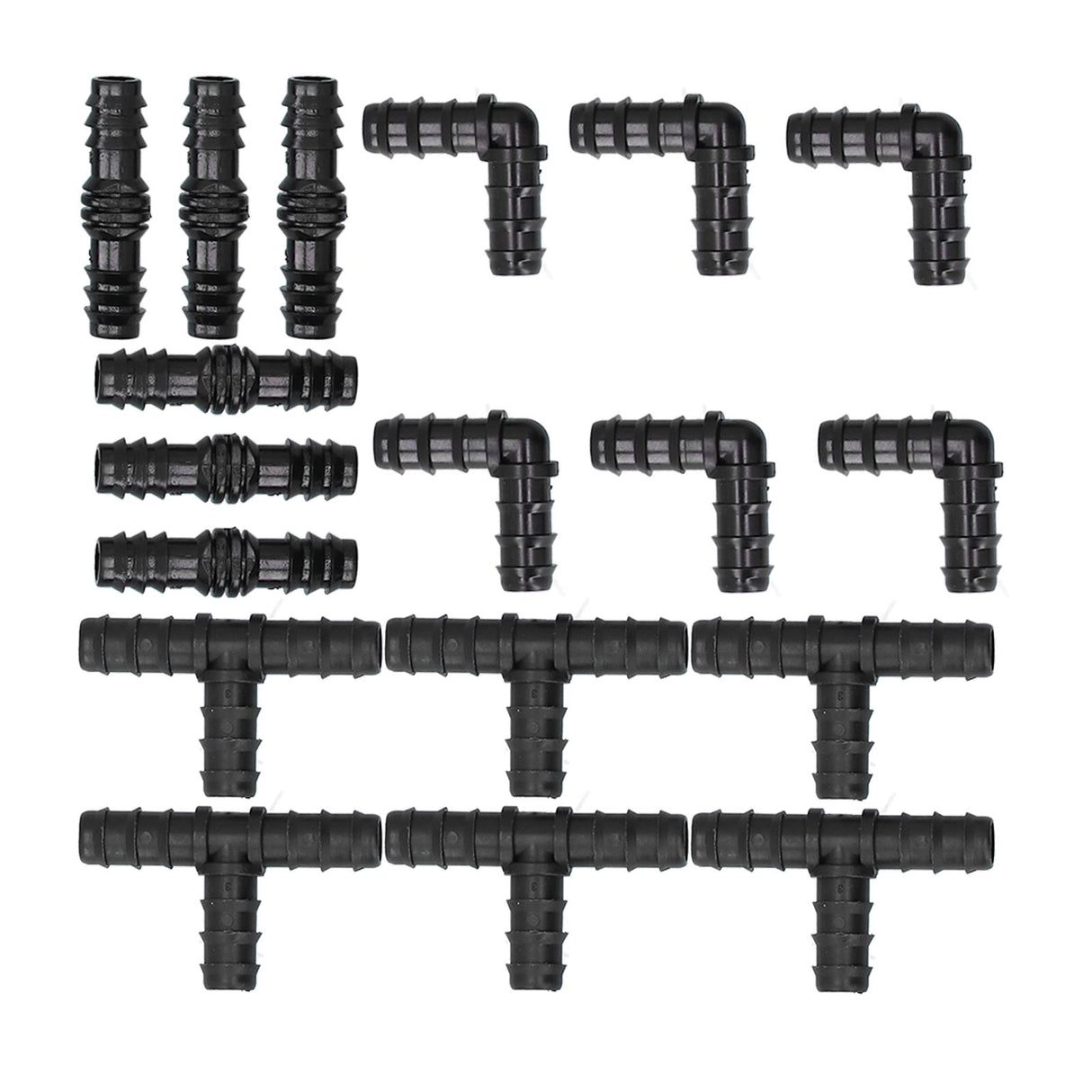 18Pcs/Set Hose Connector Drip Irrigation System Garden 1/2 Hose Drip Irrigation Accessories