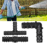 18Pcs/Set Hose Connector Drip Irrigation System Garden 1/2 Hose Drip Irrigation Accessories