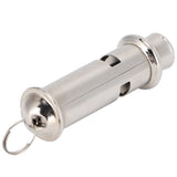 Stainless Steel Ultrasonic Whistle Portable Pigeons Whistle Birds Pet Training Tools - Front View