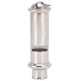 Stainless Steel Ultrasonic Whistle Portable Pigeons Whistle Birds Pet Training Tools - Side View