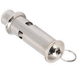 Stainless Steel Ultrasonic Whistle Portable Pigeons Whistle Birds Pet Training Tools - Low Angle