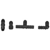 20Pcs/Set Drip Irrigation Sprinkler System Elbow Tee Coupling Connectors Garden Supplies