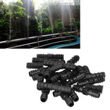 20Pcs/Set Drip Irrigation Sprinkler System Elbow Tee Coupling Connectors Garden Supplies - Extra Image