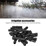 20Pcs/Set Drip Irrigation Sprinkler System Elbow Tee Coupling Connectors Garden Supplies