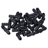 24Pcs/Set Drip Irrigation Fitting Kit 1/2 Tubing Barbed Connectors for Garden Greenhouse - Front View