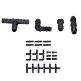 24Pcs/Set Drip Irrigation Fitting Kit 1/2 Tubing Barbed Connectors for Garden Greenhouse - Extra Image