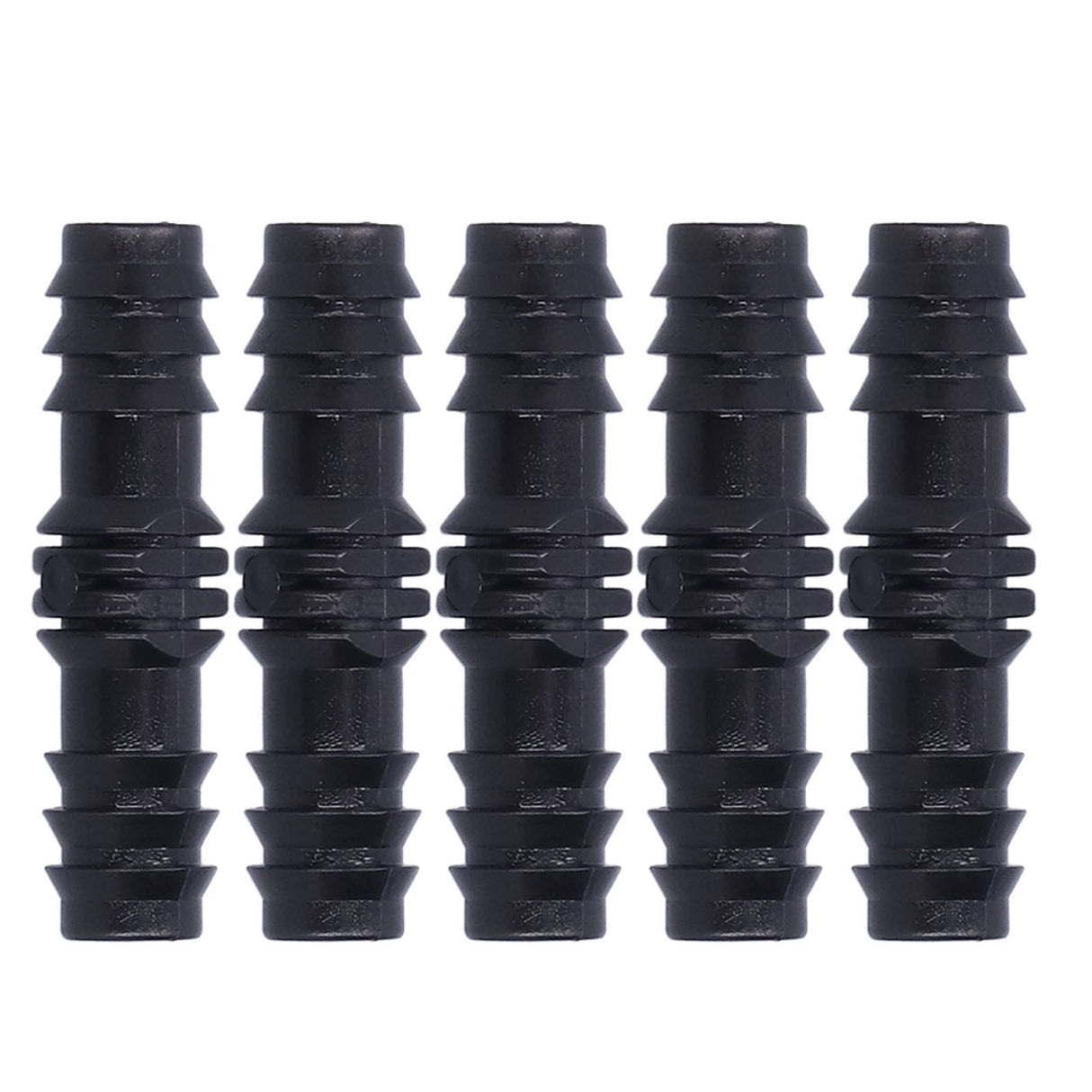 24Pcs/Set Drip Irrigation Fitting Kit 1/2 Tubing Barbed Connectors for Garden Greenhouse