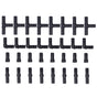 32Pcs/Set Drip Irrigation Tees Connectors Kit 1/2 Tubing Set Garden Greenhouse Sprinkler System