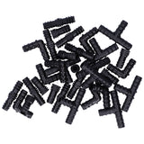 32Pcs/Set Drip Irrigation Tees Connectors Kit 1/2 Tubing Set Garden Greenhouse Sprinkler System