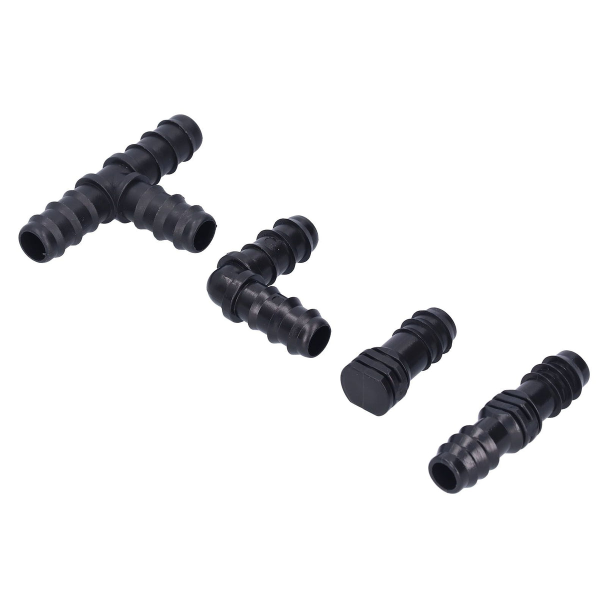32Pcs/Set Drip Irrigation Tees Connectors Kit 1/2 Tubing Set Garden Greenhouse Sprinkler System