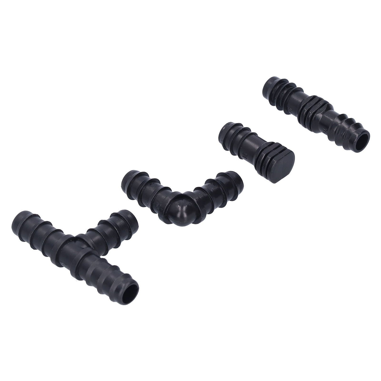 32Pcs/Set Drip Irrigation Tees Connectors Kit 1/2 Tubing Set Garden Greenhouse Sprinkler System
