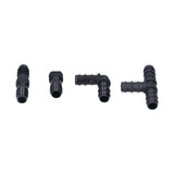 32Pcs/Set Drip Irrigation Tees Connectors Kit 1/2 Tubing Set Garden Greenhouse Sprinkler System