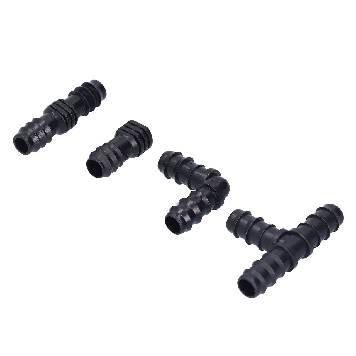 32Pcs/Set Drip Irrigation Tees Connectors Kit 1/2 Tubing Set Garden Greenhouse Sprinkler System