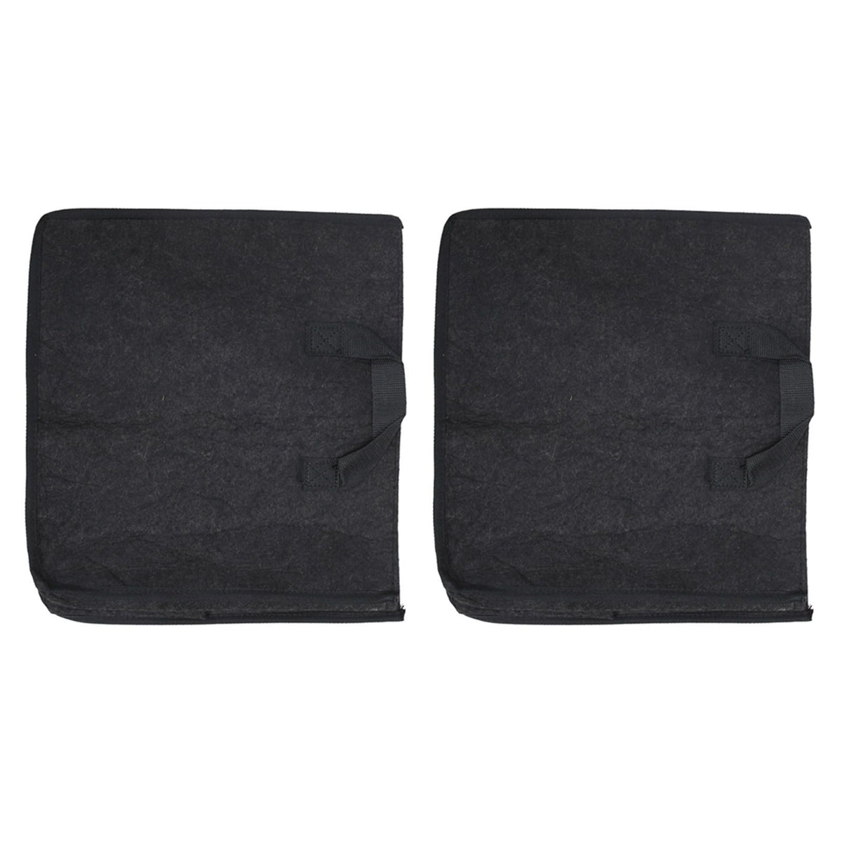 2PCS Plant Grow Bags Felt Vegetable Growing Pots with Handles Flower Planting Bed15Gallon 35x35x35cm