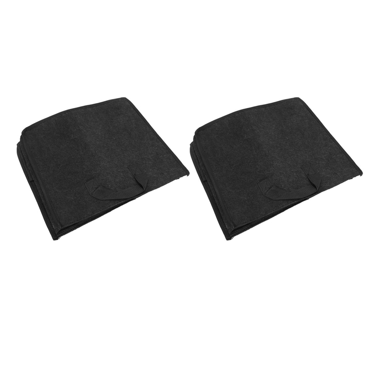 2PCS Plant Grow Bags Felt Vegetable Growing Pots with Handles Flower Planting Bed15Gallon 35x35x35cm