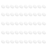 50pcs Plastic Fake Pigeon Egg Solid Fake Egg Simulation Hatching Breeding Supplies for Birds - Front View